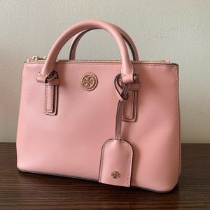 Tory Burch Robinson micro Double zip bag